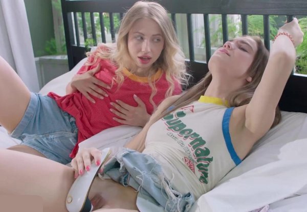 Two Girls Try Lesbian Sex Toys - Hazel, Anna Di