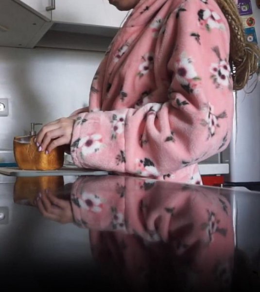 Morning Sex On Kitchen - Tenori Taiga