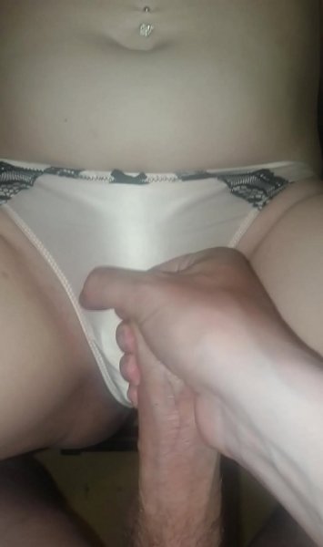 Cumshot On Satin Panties - Amateur