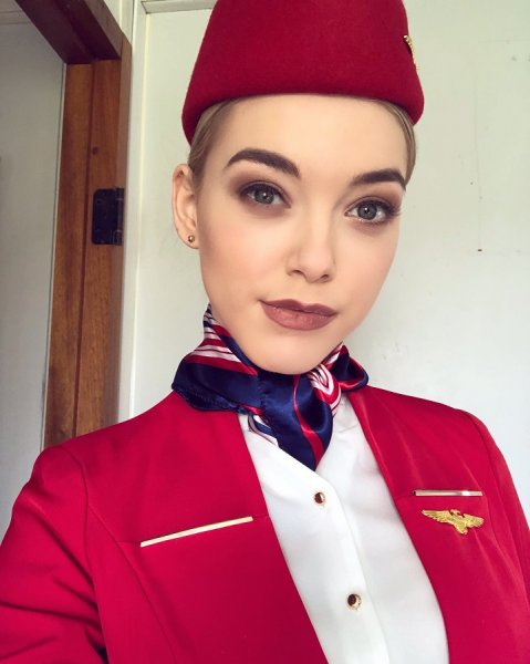 Sex With Stewardess In Airplane - Anny Aurora