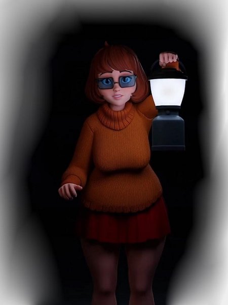 Porn Cartoon Blowjob In The Dark - Velma