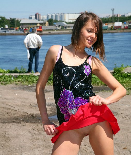 Nude Girl In Russian City - Lilu