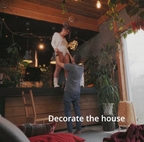 Decorating The House And Fucking - Bonniealex