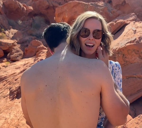 Husband and His Friend Fuck Wife on Hike in the Desert - Serenity Cox