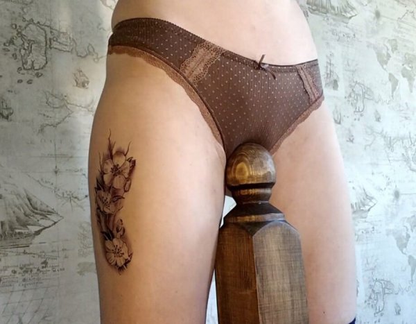 Teen Takes All BEDPOST inside Her Tiny Pussy - Amateur