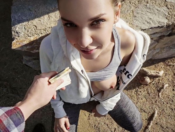 Fitness Babe Pickup And Fuck On The Street - Henessy -