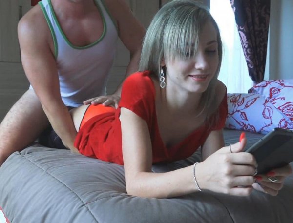 Get Creampie In Red Dress - Angel Desert