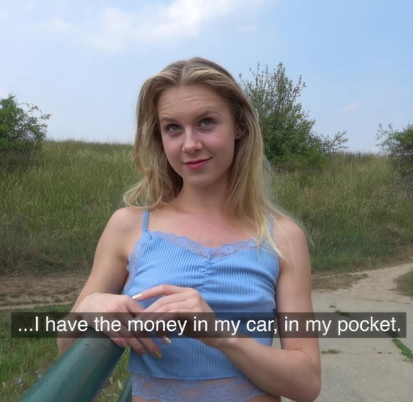 Horny Teen Pickup And Fucked For Money - Alecia Fox
