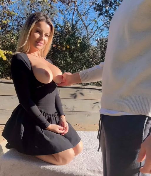 Busty French Slut Gets Fucked In A Public Space - Jenny La Petite Frenchie