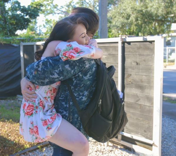 The Younger Step-Sister Met Her Older Step-Brother After A Long Separation And Had Sex With Him - Athena Rayne